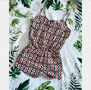 UK2LA Flirty Heart Romper